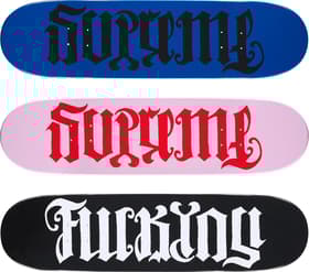 Supreme Ambigram Skateboard