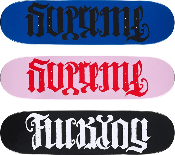 Supreme Ambigram Skateboard - Product Image