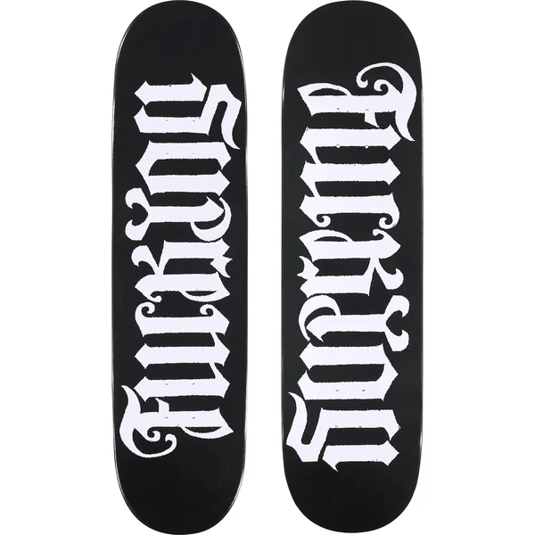 Supreme Ambigram Skateboard - 8.25” x 32” (front)