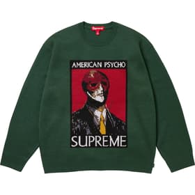 Supreme American Psycho Sweater Green