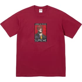 Supreme American Psycho Tee Cardinal