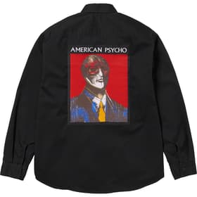 Supreme American Psycho Work Shirt Black