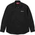 Supreme American Psycho Work Shirt - Black (front)