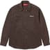 Supreme American Psycho Work Shirt - Brown (front)