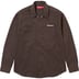 Supreme American Psycho Work Shirt - Brown (front)