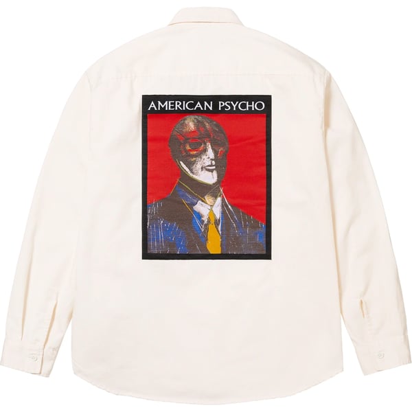 Supreme American Psycho Work Shirt - White (front)