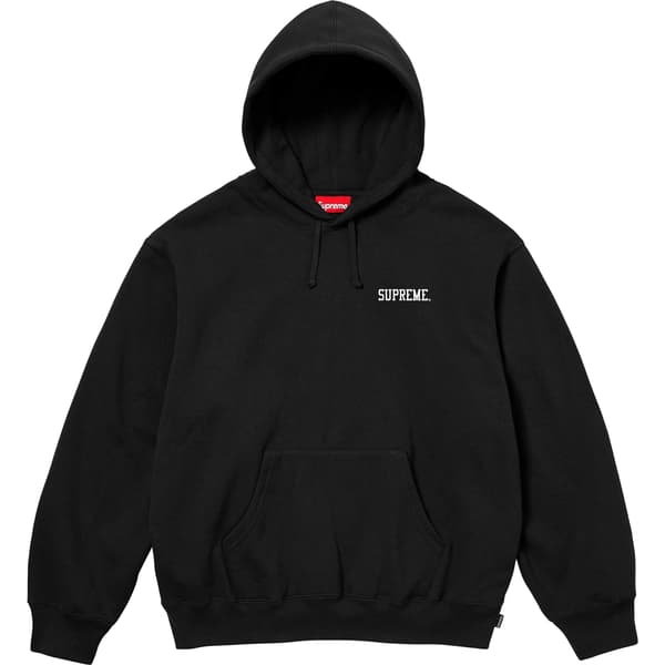 Supreme Anarchy Hooded Sweatshirt - Black (front)