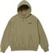 Supreme Anarchy Hooded Sweatshirt - Light Olive (front)