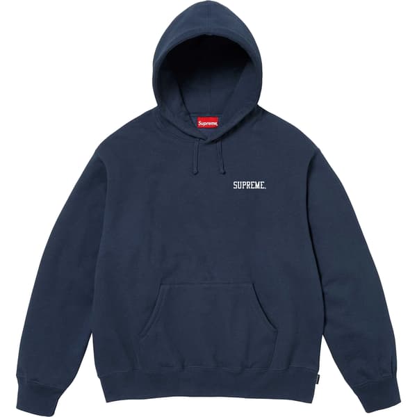 Supreme Anarchy Hooded Sweatshirt - Navy (front)