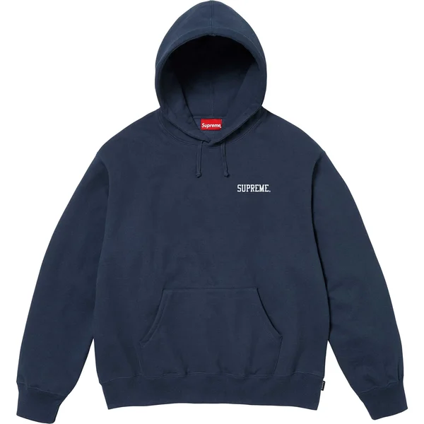 Supreme Anarchy Hooded Sweatshirt - Navy (front)