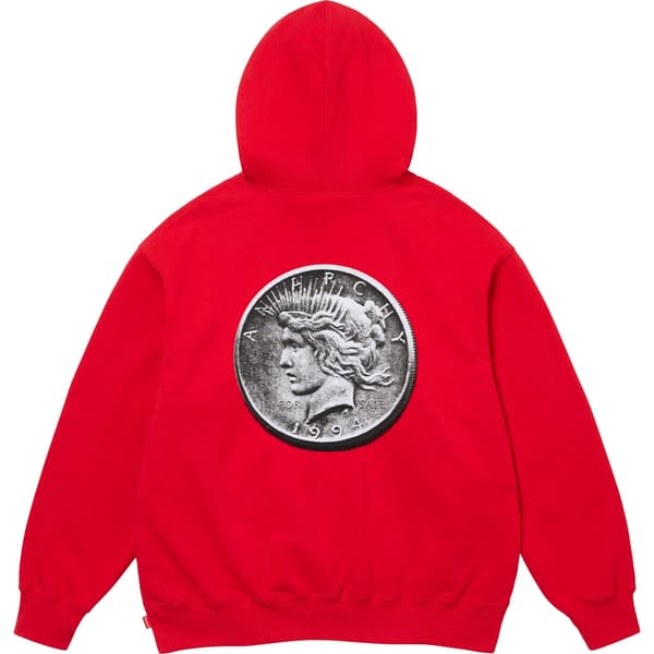 Supreme Anarchy Hooded Sweatshirt - Red (front)