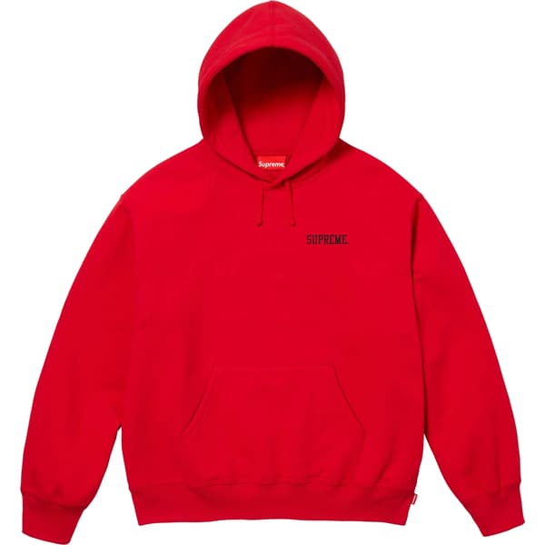Supreme Anarchy Hooded Sweatshirt - Red (front)