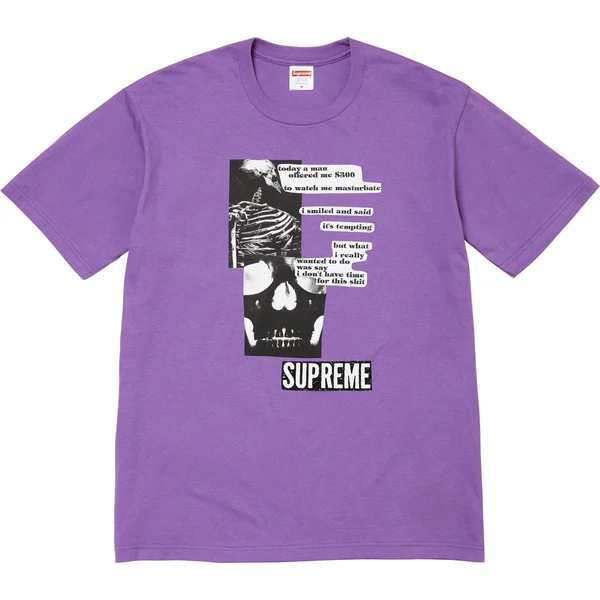 Supreme Anatomy Tee - Purple (front)