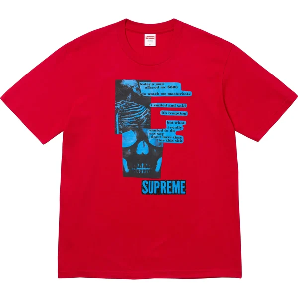 Supreme Anatomy Tee - Red (front)