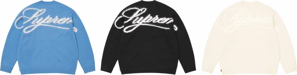 Supreme Angora Script Sweater - Product Image