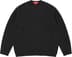 Supreme Angora Script Sweater - Black (front)