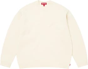 Supreme Angora Script Sweater Ivory