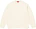 Supreme Angora Script Sweater - Ivory (front)