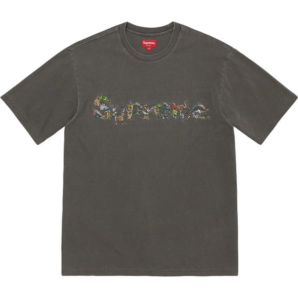 Supreme Animal Kingdom S/S Top - Black (front)