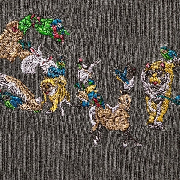 Supreme Animal Kingdom S/S Top - Black (front)