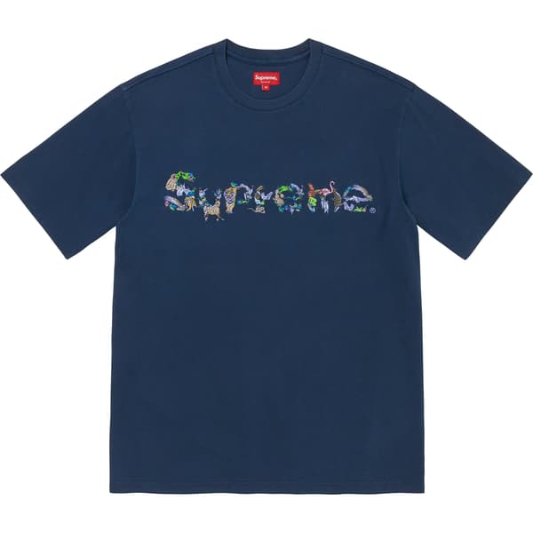 Supreme Animal Kingdom S/S Top - Dark Navy (front)