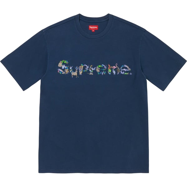 Supreme Animal Kingdom S/S Top - Dark Navy (front)