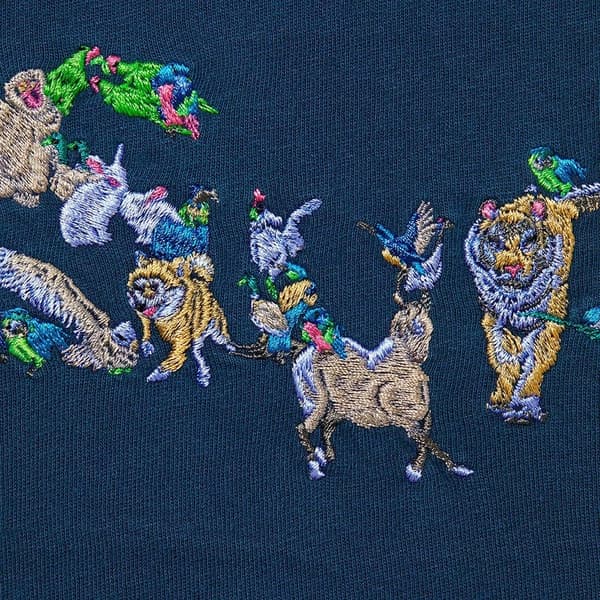 Supreme Animal Kingdom S/S Top - Dark Navy (front)