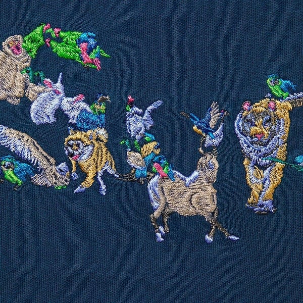 Supreme Animal Kingdom S/S Top - Dark Navy (front)