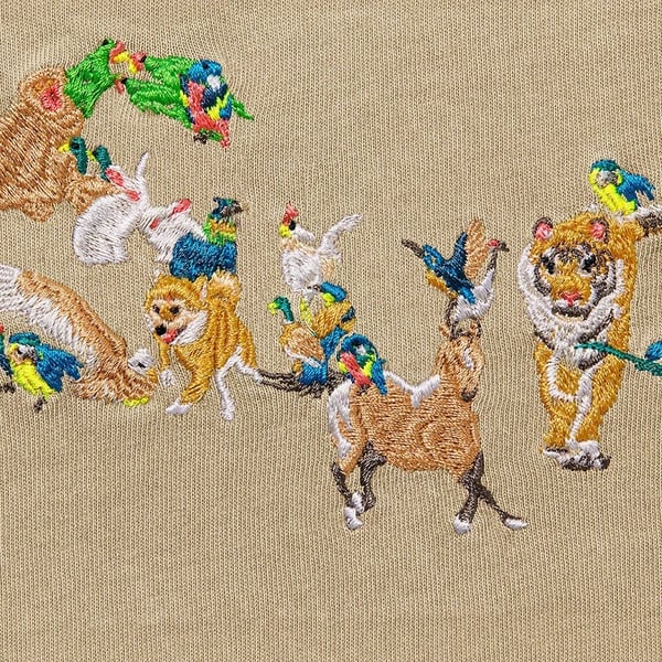 Supreme Animal Kingdom S/S Top - Dusty Tan (front)