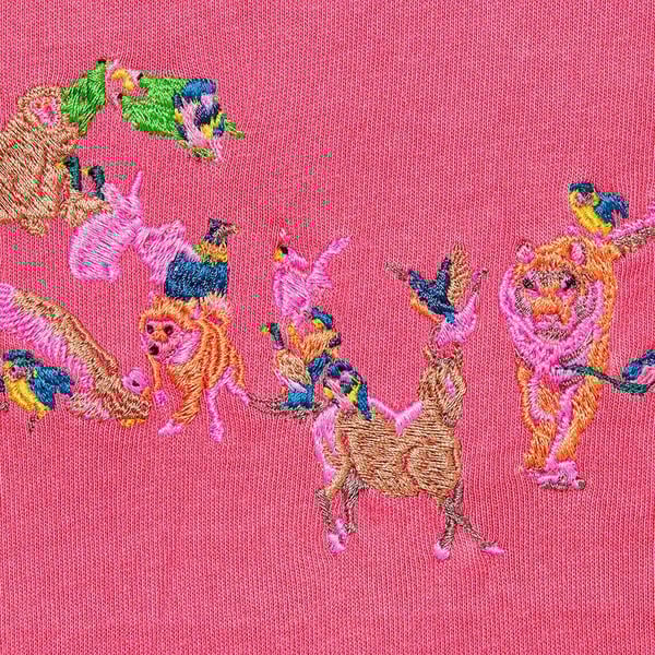 Supreme Animal Kingdom S/S Top - Magenta (front)