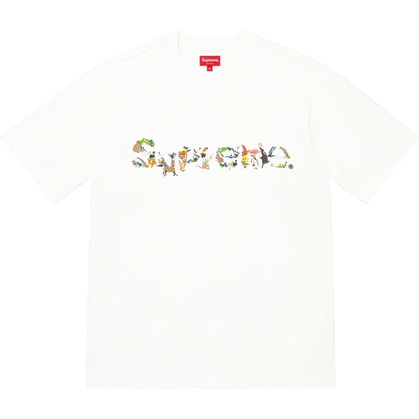 Supreme Animal Kingdom S/S Top - White (front)