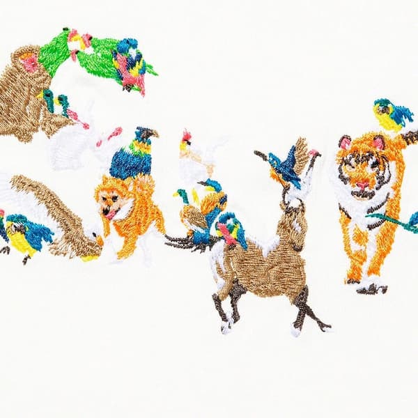 Supreme Animal Kingdom S/S Top - White (front)