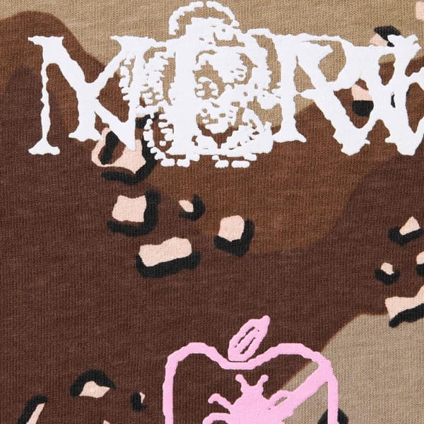 Supreme Announcing Tee - Chocolate Chip Camo (front)