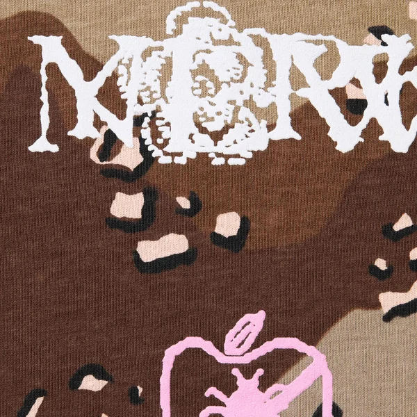 Supreme Announcing Tee - Chocolate Chip Camo (front)