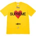 Supreme Announcing Tee - Yellow (front)