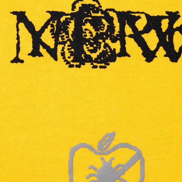 Supreme Announcing Tee - Yellow (front)