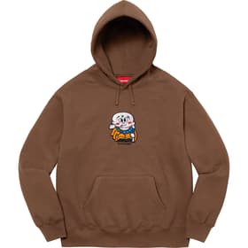 Supreme AOI Buddha Hooded Sweatshirt Brown