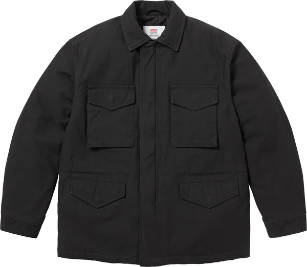 Supreme AOI Cross M52 Jacket - Black (front)