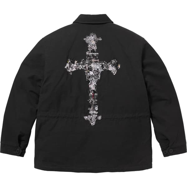 Supreme AOI Cross M52 Jacket - Black (front)