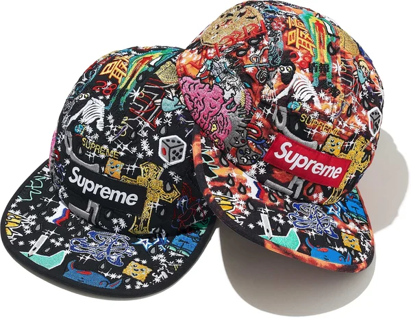 Supreme AOI Embroidered Camp Cap - Product Image