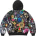 Supreme AOI Embroidered Hooded Work Jacket - Black (front)