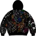 Supreme AOI Embroidered Hooded Work Jacket - Black (front)