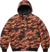 Supreme AOI Embroidered Hooded Work Jacket - Flames (front)