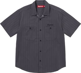 Supreme AOI Eyes S/S Work Shirt Stripe