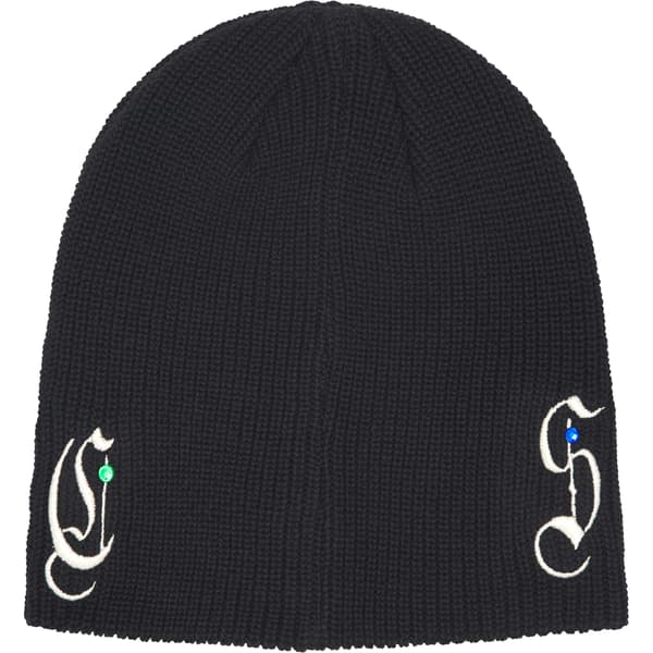 Supreme AOI Gems Beanie - Black (front)