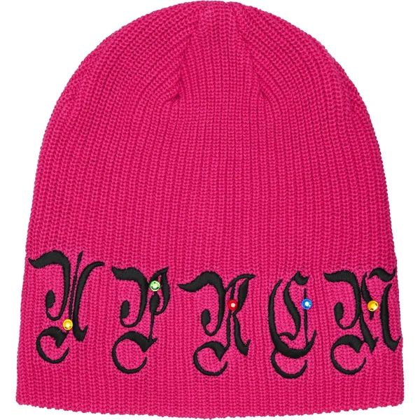 Supreme AOI Gems Beanie - Pink (front)