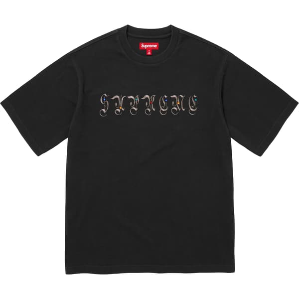 Supreme AOI Gems S/S Top - Black (front)