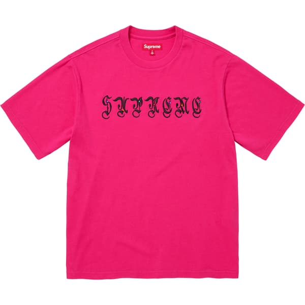 Supreme AOI Gems S/S Top - Fuchsia (front)
