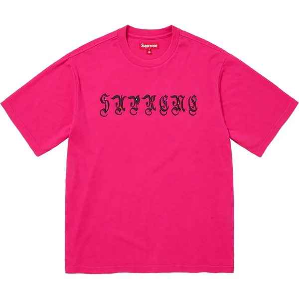 Supreme AOI Gems S/S Top - Fuchsia (front)