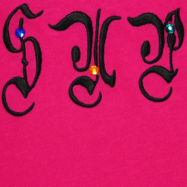 Supreme AOI Gems S/S Top - Fuchsia (front)